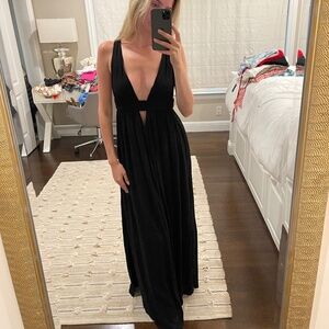 Indah Black Maxi Dress